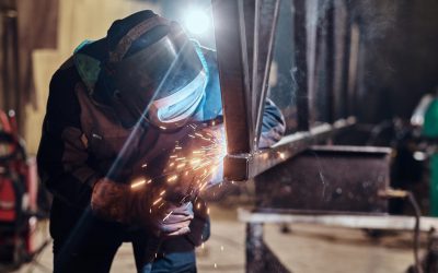 When should I change my contact tip on a MIG welder?